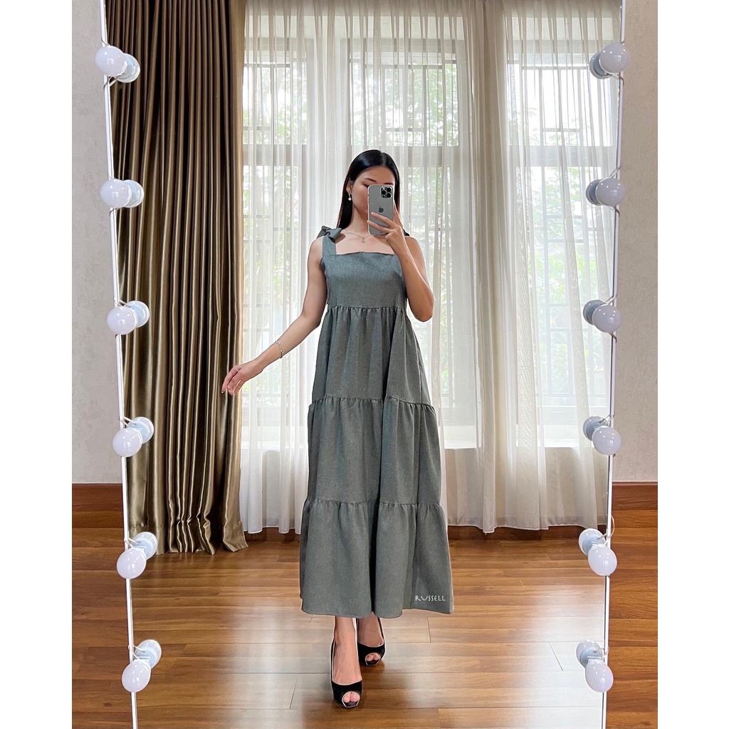 RC Russell Luna overall dress korean