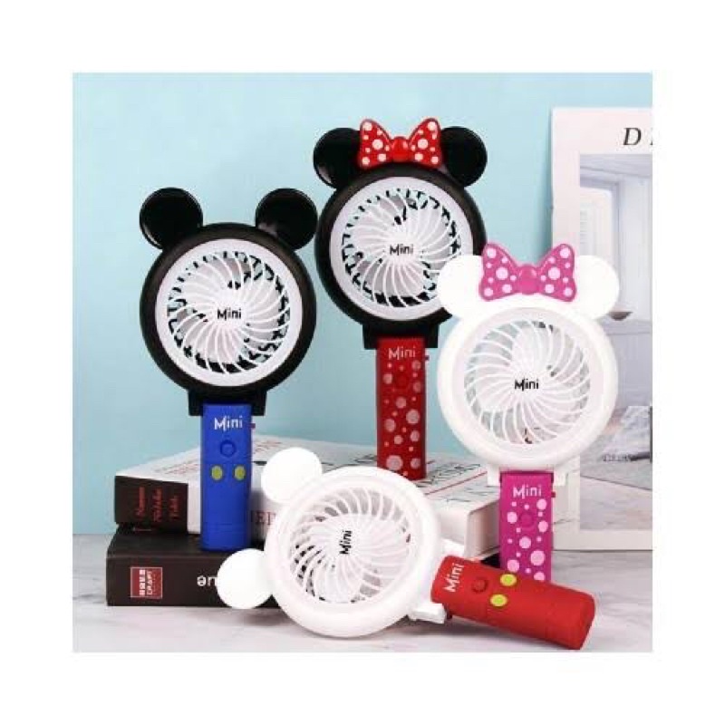 Mini Fan disney Kipas mini tangan disney led