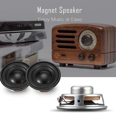 Speaker Mini 4 Ohm 3W Bulat 40mm Full Range Audio Loudspeaker 4R Horn