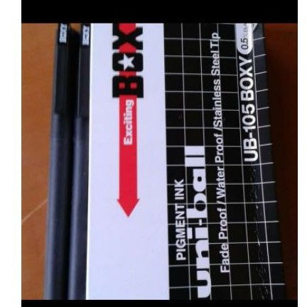 

pulpen boxy 105 uniball ub-105