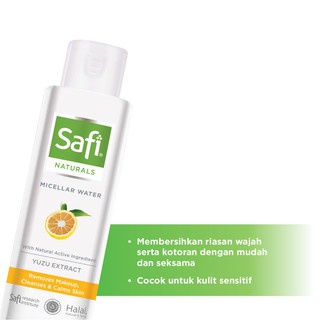 Safi Naturals Micellar Waters 100-200 ml-Neem Leaf-Cucumber-Yuzu-Rose Extract (VH)