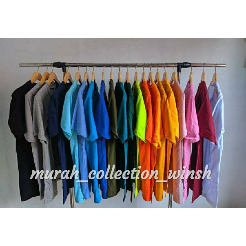 KAOS POLOS COMBED 30S || KAOS DISTRO ORI COMBED || KAOS LENGAN PENDEK