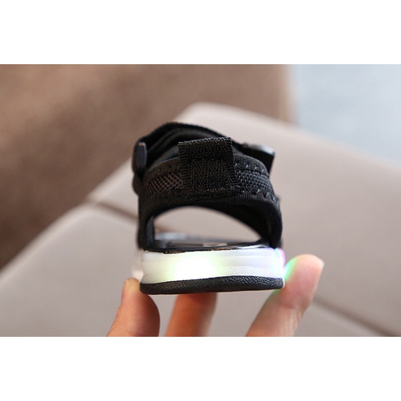 (HZ) Sandal Anak Laki LED Thunder Lama HZK41