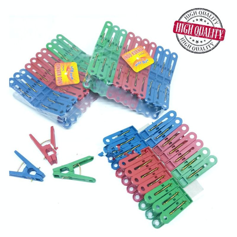 Jepit Baju / Jepitan Pakaian / Jepitan Jemuran ISI 20PCS DRYING CLIPS