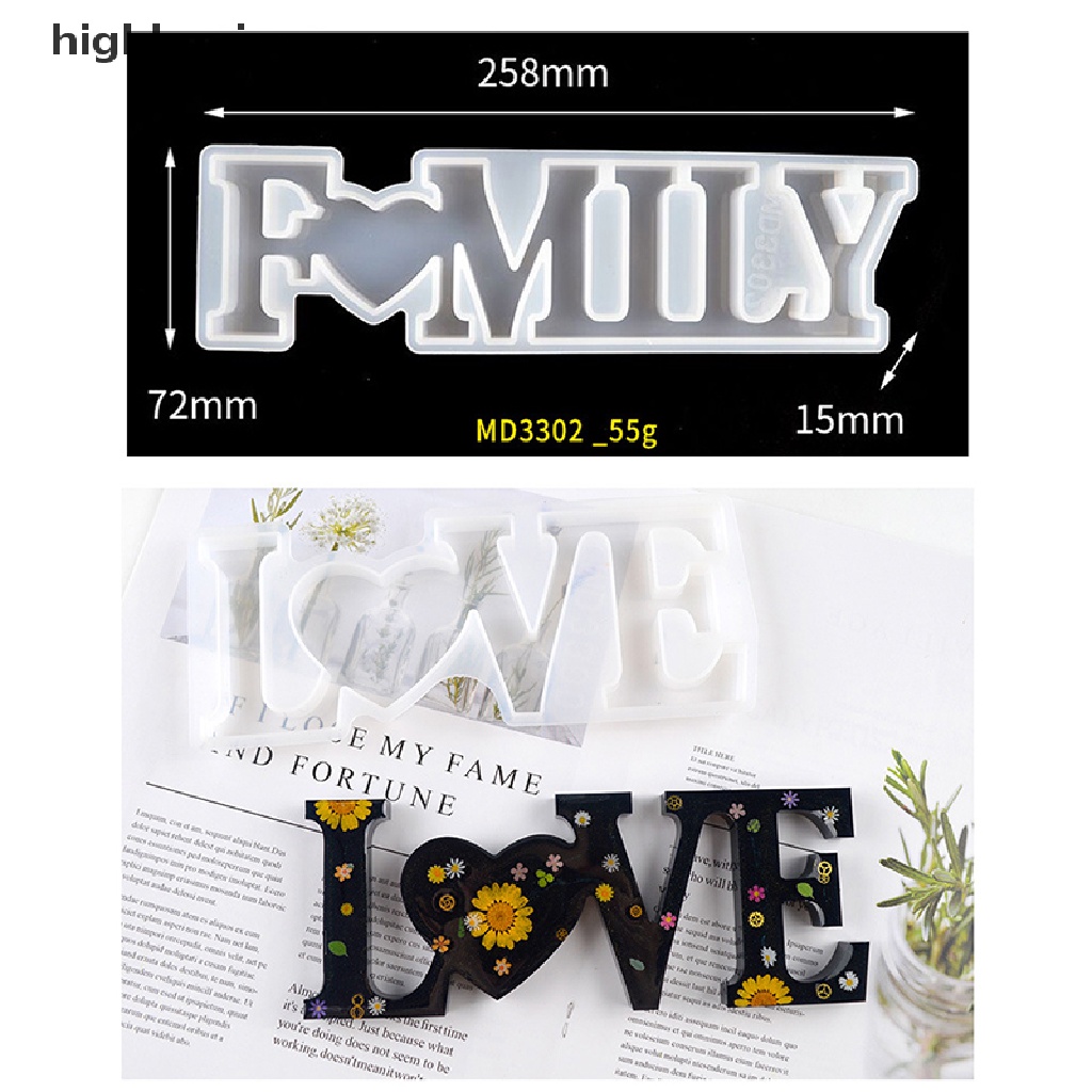 Hbid Cetakan Liontin Epoksi Handmade DIY Bentuk Huruf Xs Untuk Aksesoris Perhiasan