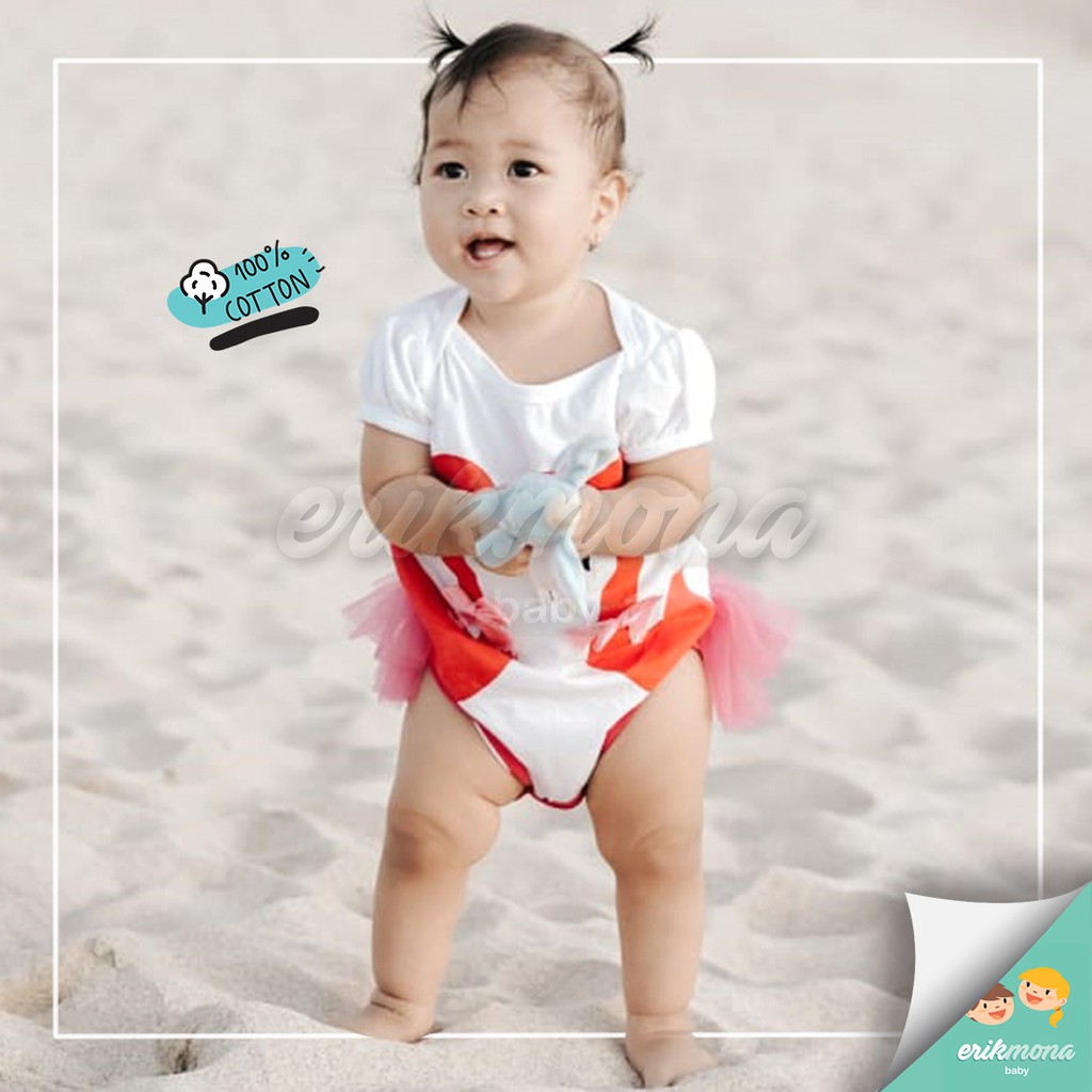 ❤️baju bayi jumper bayi baju anak model swan angsa lucu murah❤️