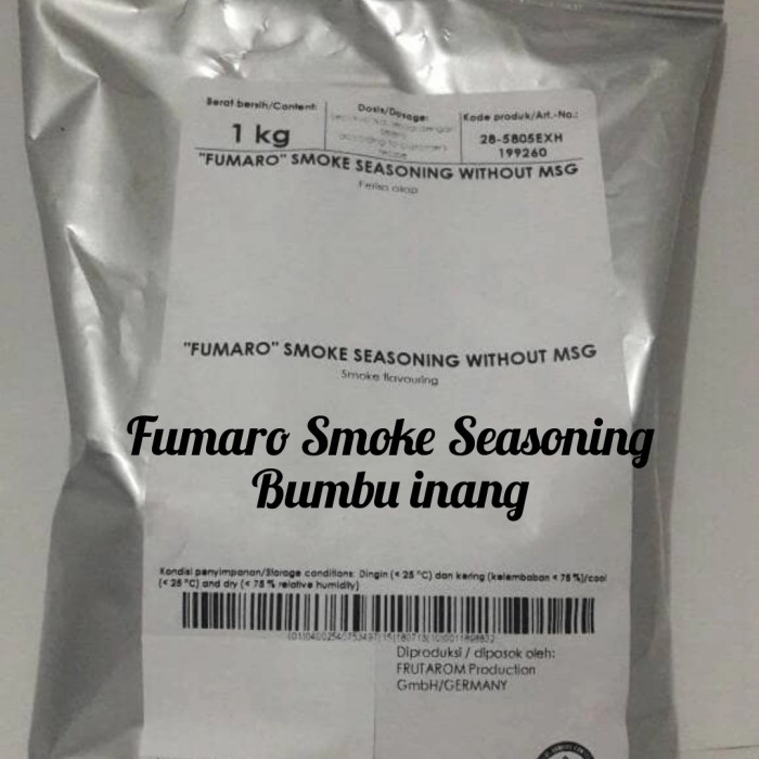 

NEW Fumaro Smoke Seasoning Whitout MSG powder/ 1kg perasa smoke asap