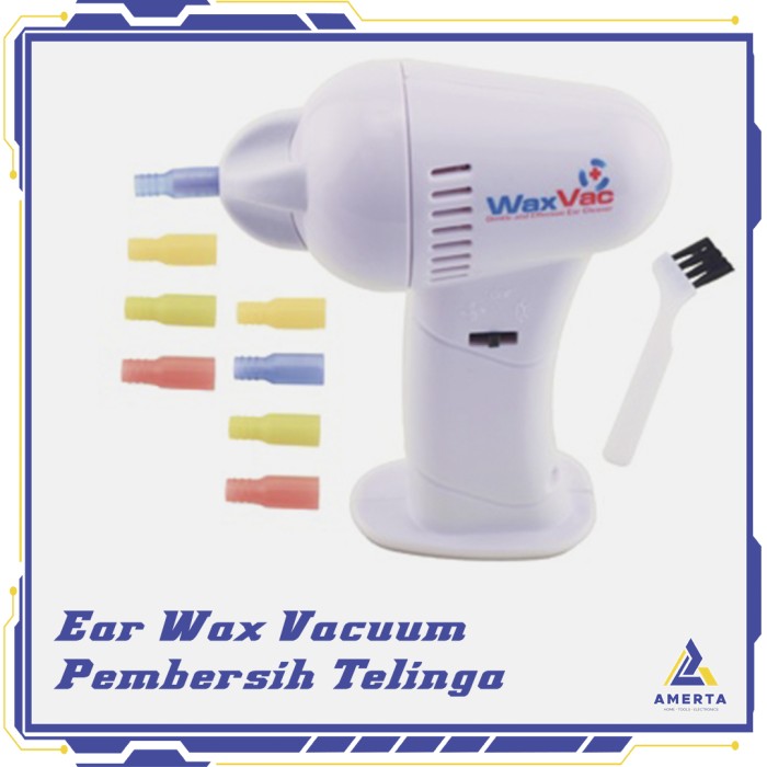 Electric Ear Wax Vacuum Vac Wax Removal Pembersih Telinga