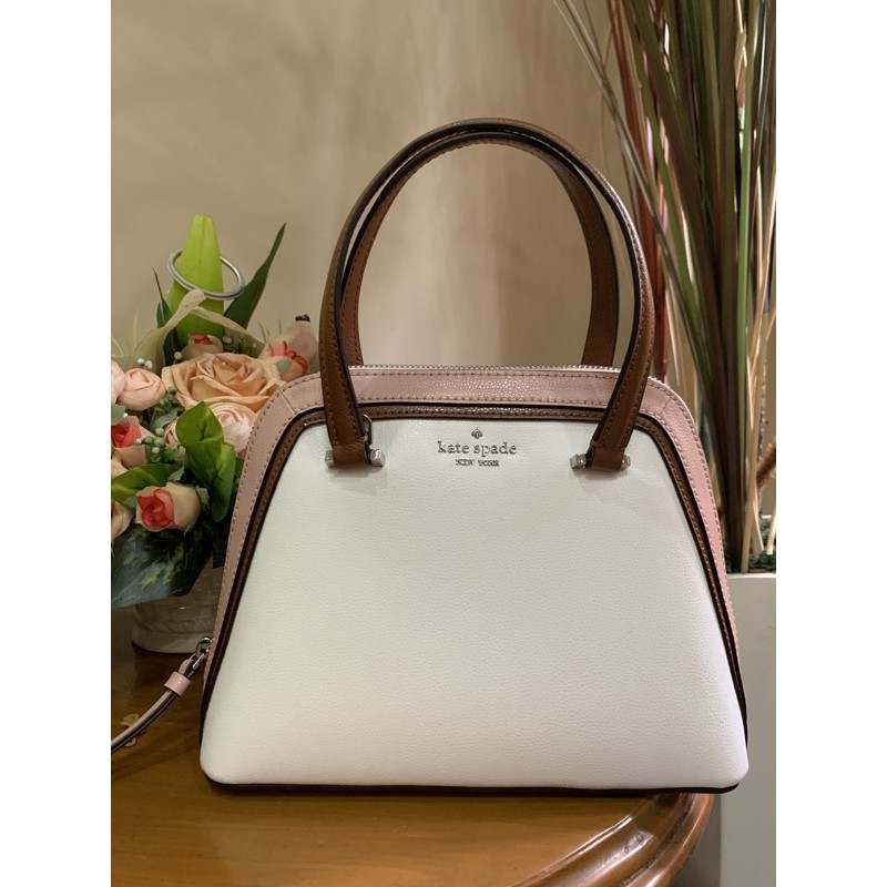 SPLIT PAYMENT KS Patterson Drive Small Dome Satchel Optic White