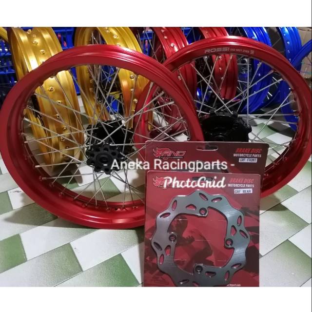 Velak crf lingkaran 17 300 350 tinggal pasang / paket komplit pelak crf