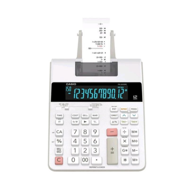 

CASIO FR-2650RC KALKULATOR PRINTING / 2650 RC CALCULATOR PRINT