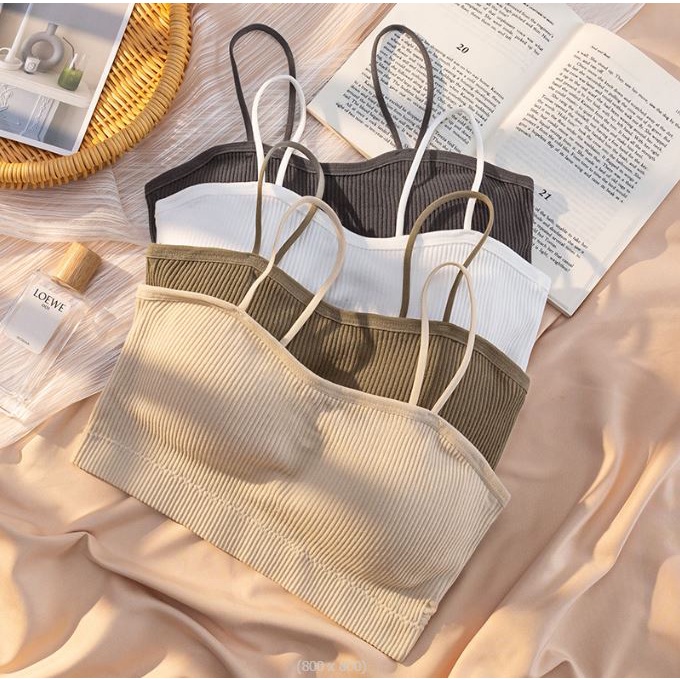 BV.ID BR708 BRA BH WANITA TANPA KAWAT BAHAN HALUS PAKAIAN WANITA FASHION BRA PANTAI