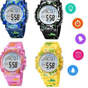 Kualitas Terpercaya Jam Tangan Pria Olahraga Digital Tahan Air LED Digital Watch Children Boy Girl Waterproof Gift Watches