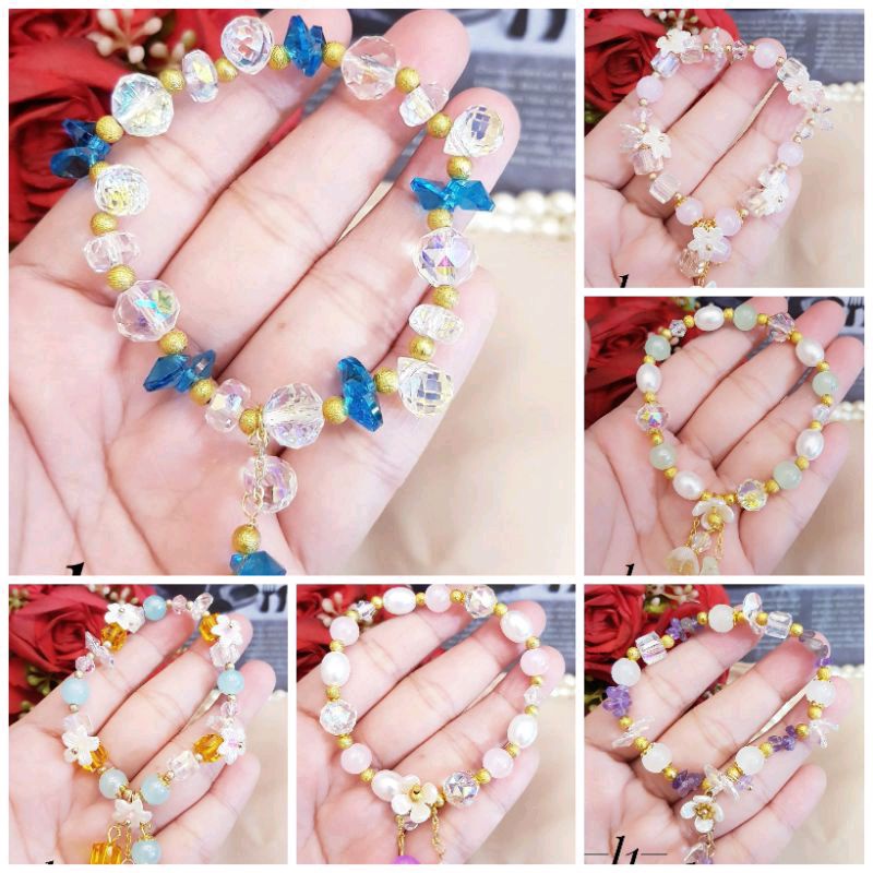 Gelang Tangan Wanita Batu Kristal 128221