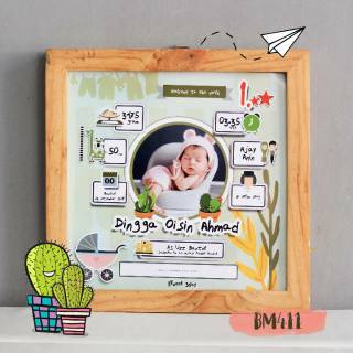 Download Frame Biodata Bayi Perempuan Kosong Pictures