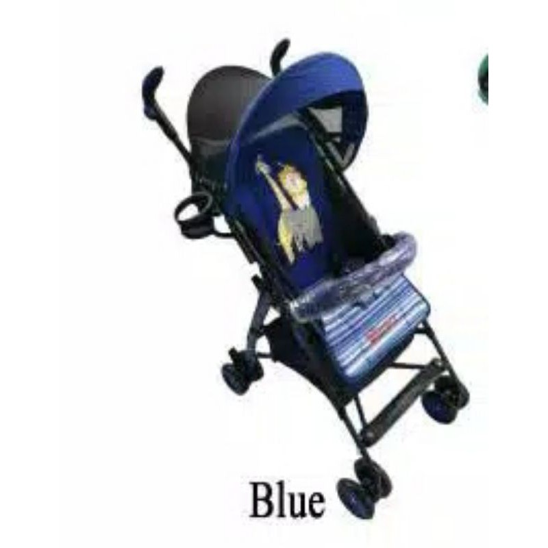 dorongan bayi PL biru/troli bayi bekas warna biru