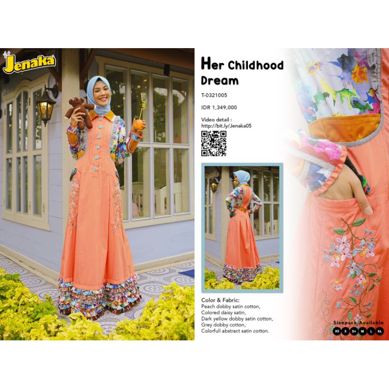 Tuneeca T-0321005 Jenaka Diskon Sale Promo Gamis Longdress