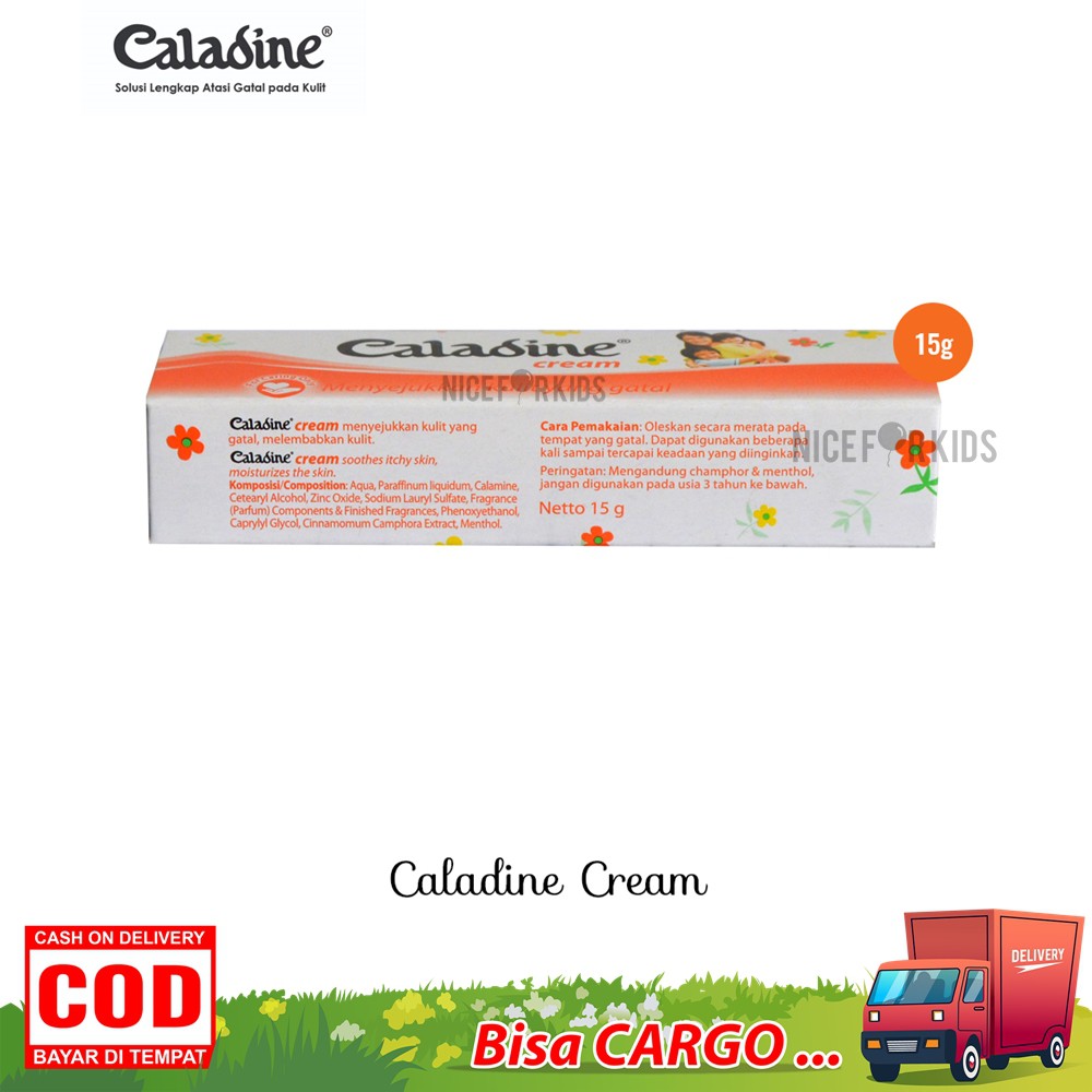 Caladine Cream 15 gr / Cream Mengurangi Rasa Gatal