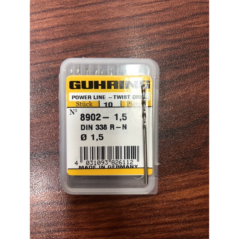 MATA BOR BESI HSS GUHRING POWERLINE NACHI DORMER 1mm 1.5mm 2mm 2.5mm 3mm 3.5mm 4mm 4.5mm 5mm 5.5mm ASLI MADE IN GERMANY MADE IN JAPAN MADE IN UK be