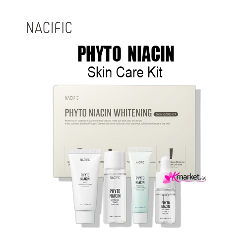 [BPOM] Nacific Phyto Niacin Whitening Kit | Whitening Self Care Kit (4 Items)