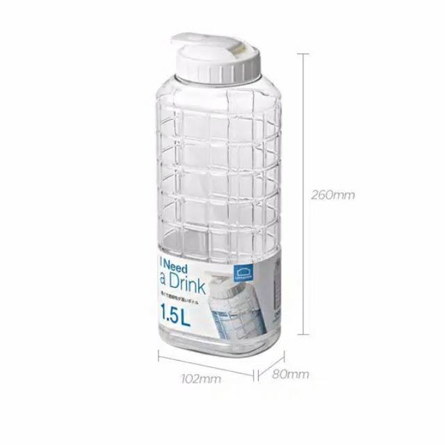 Botol Minum Lock n Lock Chess Water Bottle 1L HAP810 / 1.5L HAP812 botol Lock&amp;Lock murah