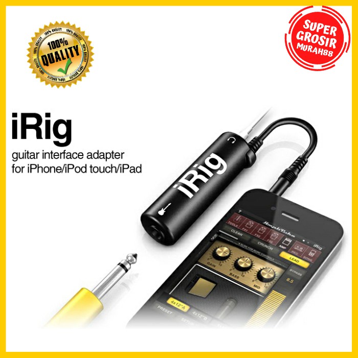 iRig AmpliTube Guitar Interface Adapter