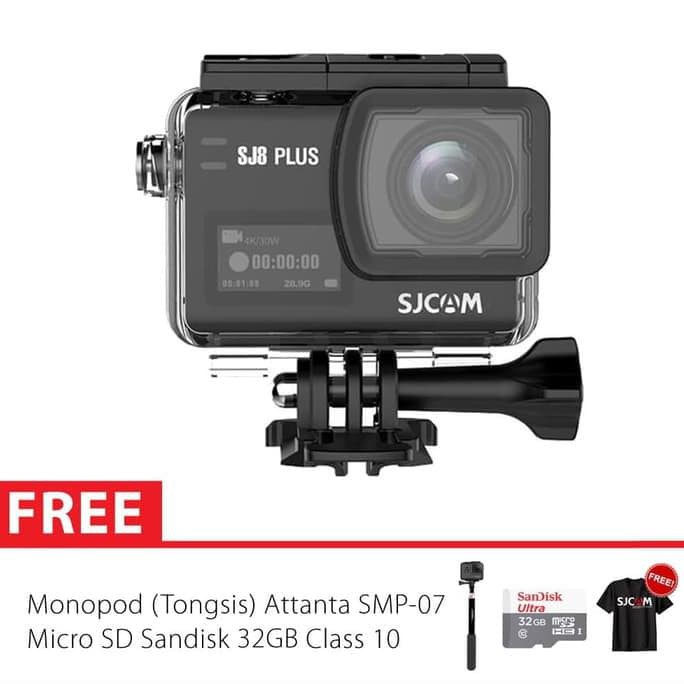 SJCAM SJ8 PLUS 4K Touchscreen Action Kamera Basic 32GB