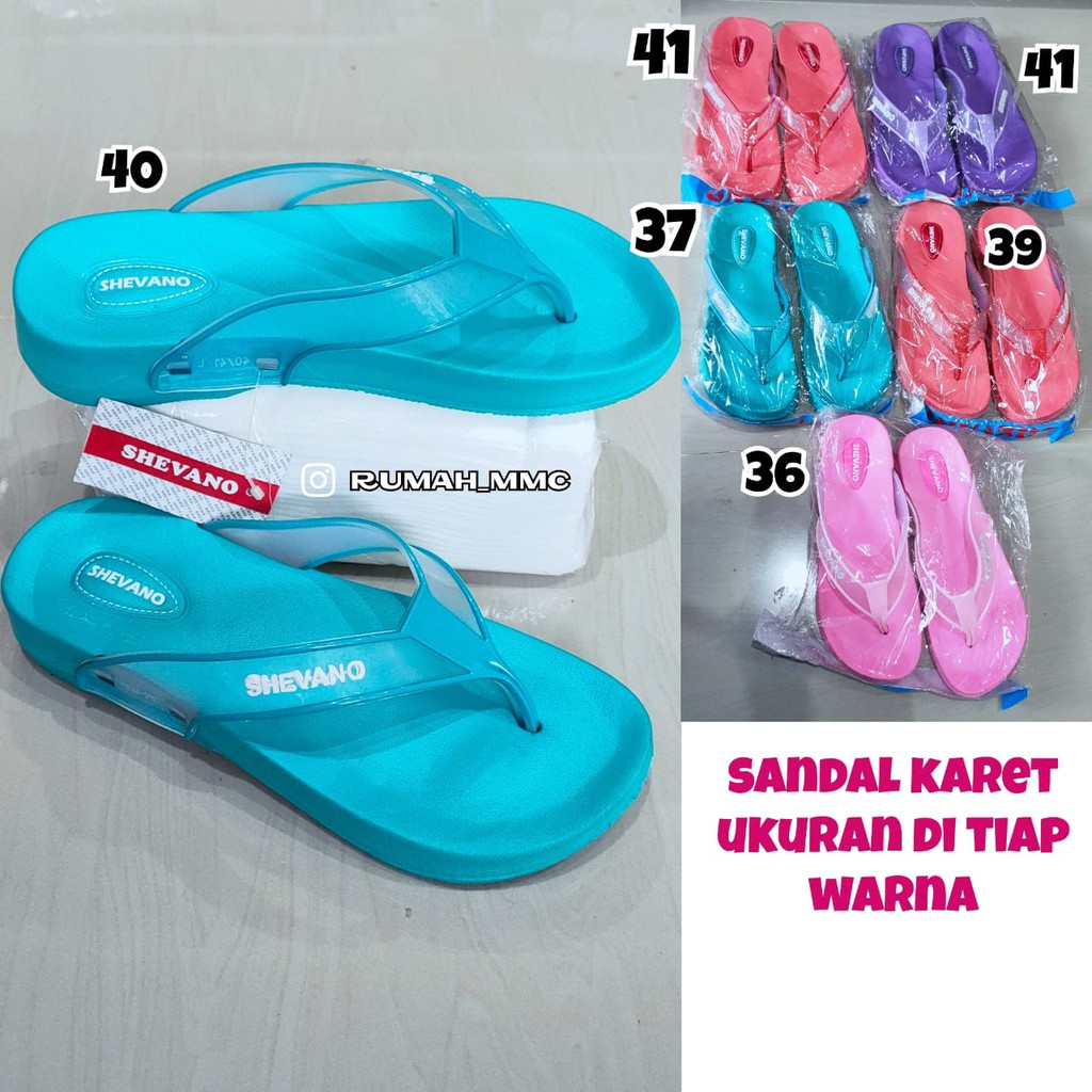 SANDAL KARET SINTETIS CEWEK SHEVANO