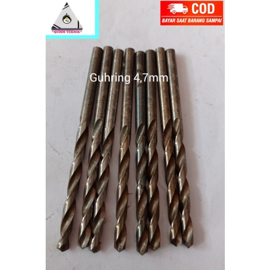 mata bor besi mata bor stainless 4,7mm guhring