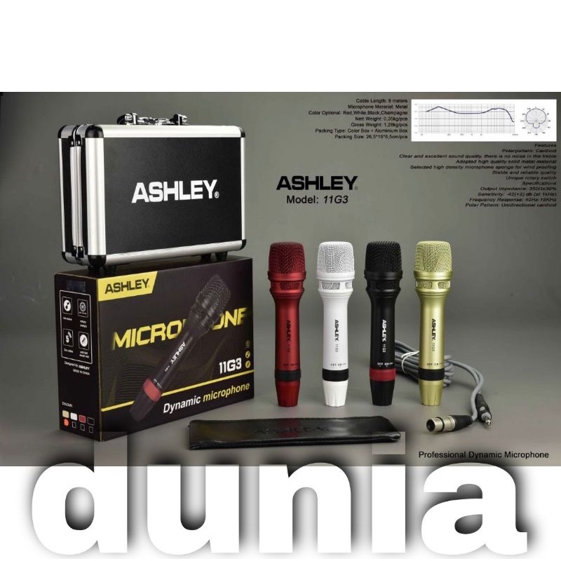Mic Kabel Ashley 11G3 Original Ashley 11 G3