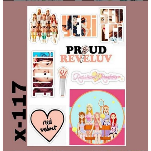 

STIKER TUMBLR RED VELVET X-117