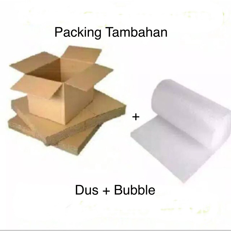 

Packing Tambahan Dus + Bubble wrap