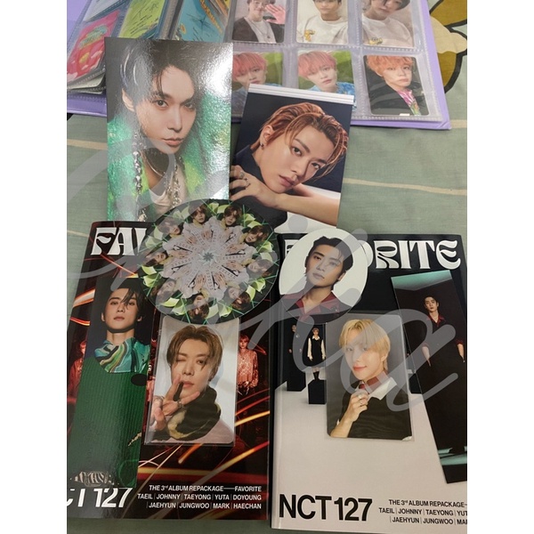 [READY] ALBUM FAVORITE NCT 127 - PC JUNGWOO CLASSIC, PC YUTA CATHARSIS, ALBUM CATHARSIS, PENDANT YUT