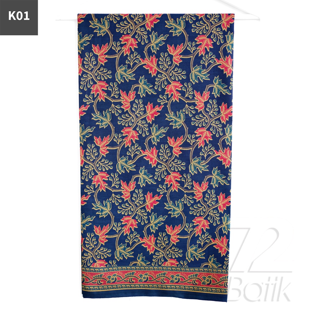 KAIN BATIK PREMIUM Bahan Katun Motif Daun Pepaya Warna Hijau 722223 Cap 72 Jarik Jarit Samping Kebat Panjang Batik Katun Modern Premium Bahan Seragam Batik Pernikahan Kantor Keluarga Murah Kamen Jadi Batik Bali Lembaran