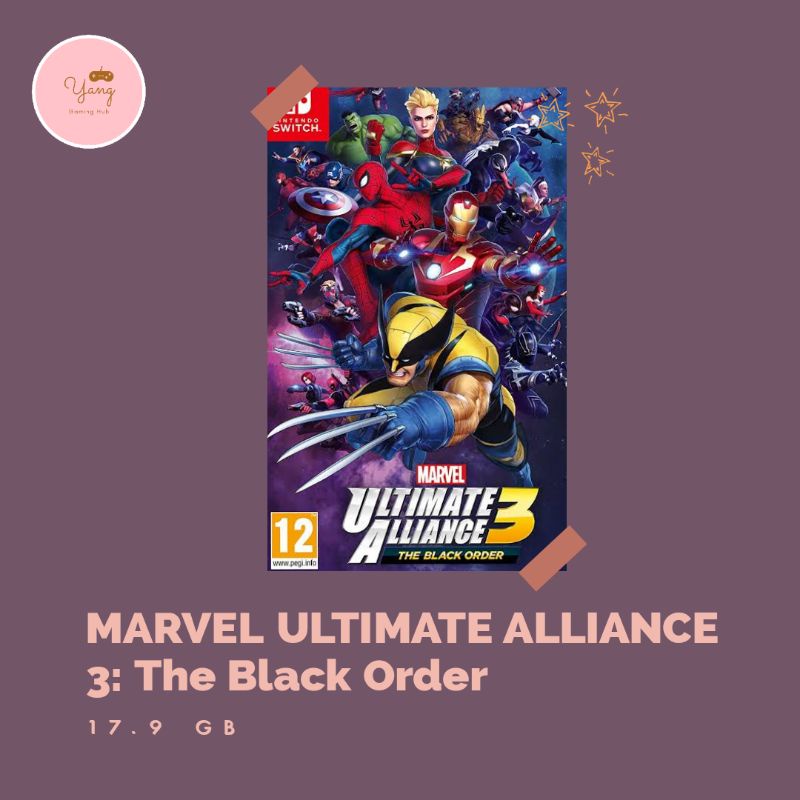 Marvel Ultimate Alliance 3 The Black Order Nintendo Switch