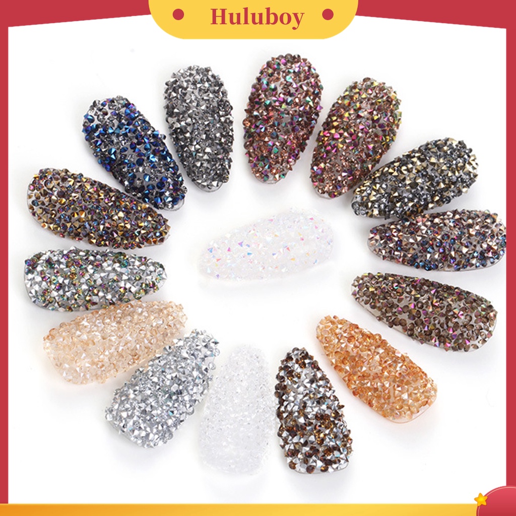 Huluboy Huluboy♡ 1440pcs Glitter Kuku Berkilau Ramah Lingkungan Untuk Membuat Perhiasan