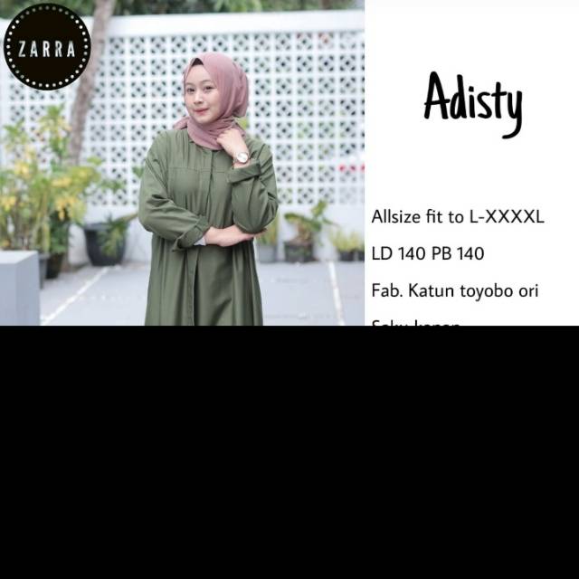 Gamis "Adisty jumbo maxy"