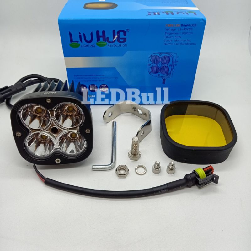 Lampu Tembak Sorot LED Cree MB4 60W CWL 4 Mata L4Z ORI HJG/1PC