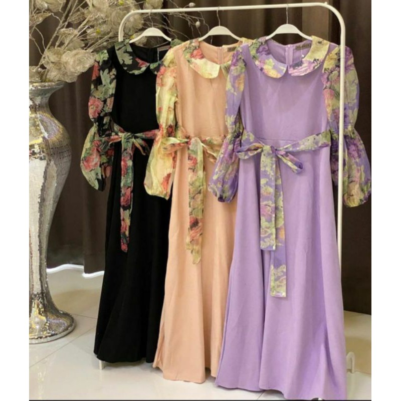 dress gamis lesti import ori vivorie