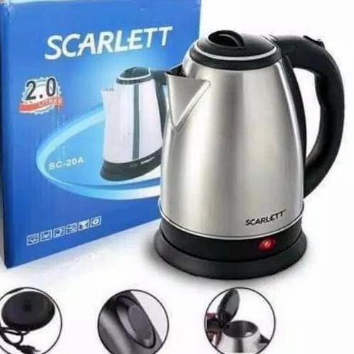 ✶ Teko Listrik 2 Liter 350 watt Marado Kettle listriik Teko Pemanas Air ♠