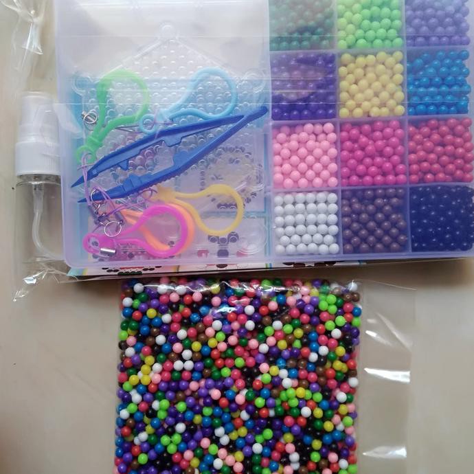paket Magic beads murah berkualitas plus refill beads 1500
