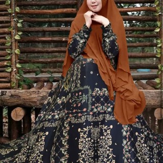  BAJU  GAMIS  WANITA TERBARU  PAKAIAN SYARI DEWASA MONALISA 