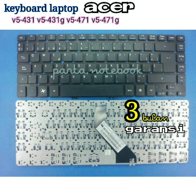 Keyboard acer aspire V5 471 V5-471G V5-431 V5-431G V5-471