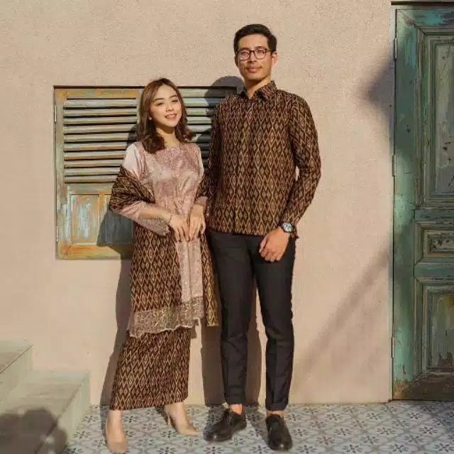 Maura Couple - Sania Ruffle Batik Couple Ori Ndoro Jowi Dnt Garansi Termurah Shopee - Batik Solo
