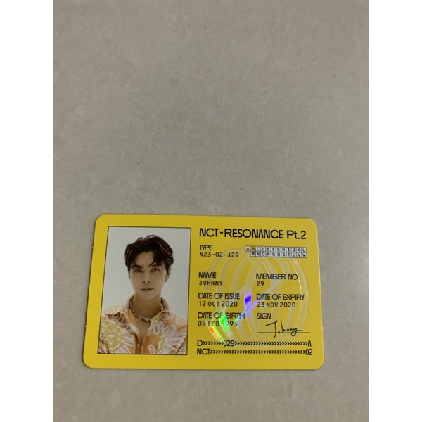 id card johnny departure