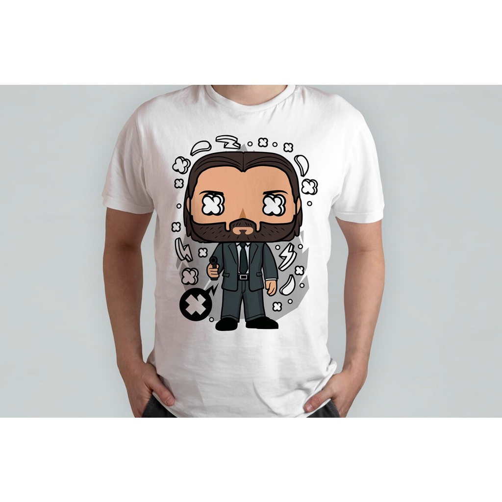 KA/003 Kaos John Wick Movie Premium T-Shirt Anak dan Dewasa