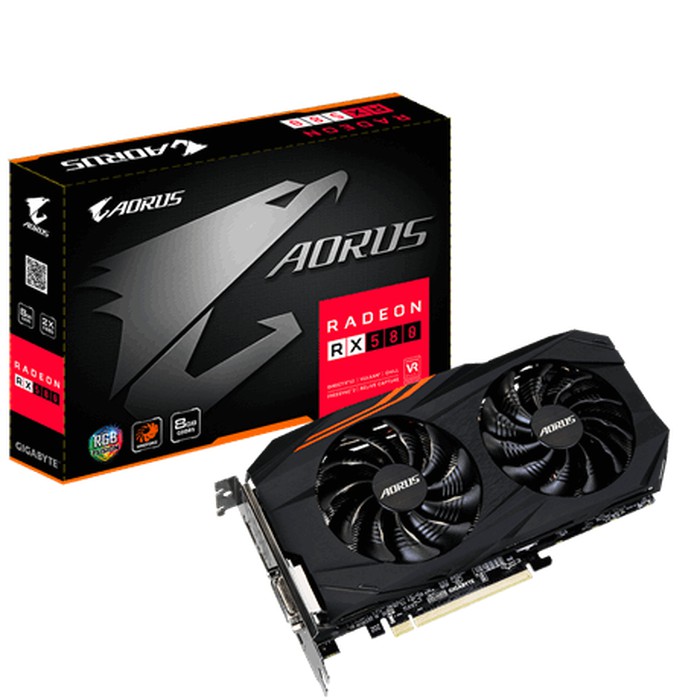 STOK TERBATAS  Gigabyte AORUS Radeon RX580 8GB GDDR5 256bit