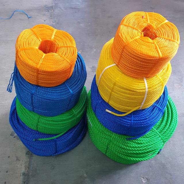 TALI TAMBANG PLASTIK TEBAL 8 MM PER METER ( METERAN )
