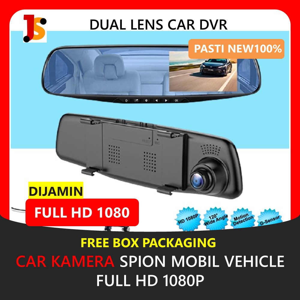 DASH CAM DASHCAM MOBIL KAMERA DEPAN BELAKANG MOBIL KAMERA MUNDUR PARKIR MOBIL CCTV MINI MOBIL JS131