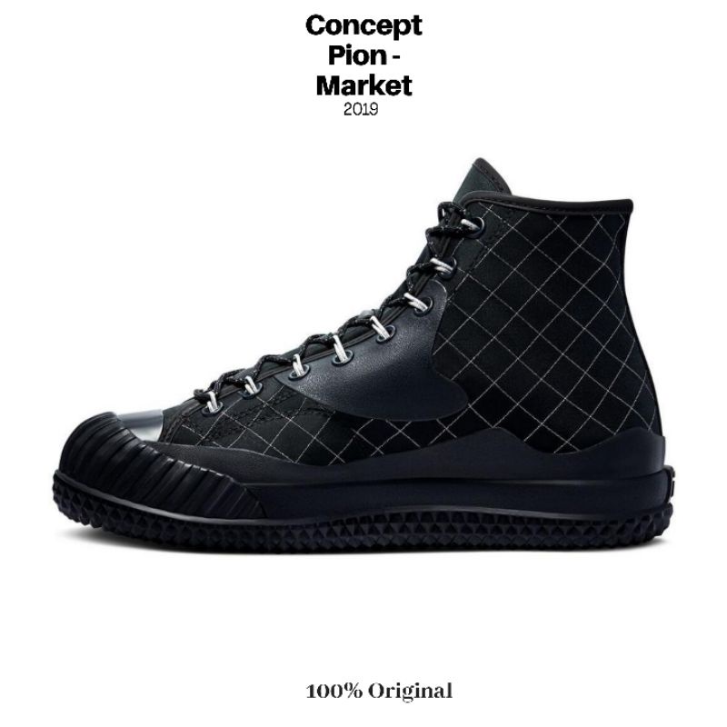 Converse x Slam Jam Bosey MC HI Black/Black/Silver